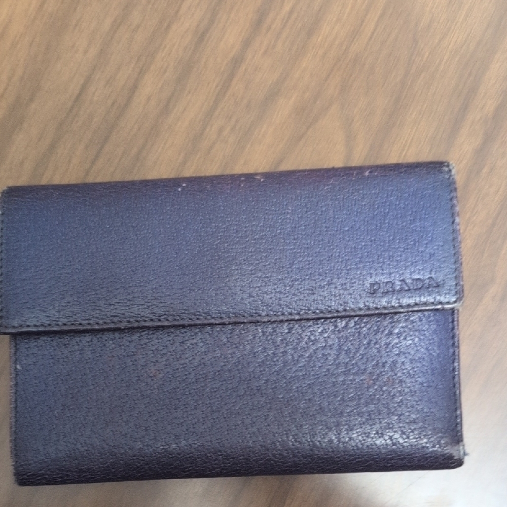 Prada Black Leather Wallet